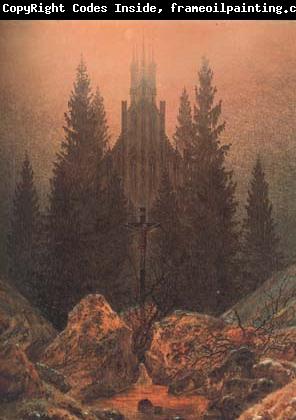 Caspar David Friedrich Cross in the Mountains (mk10)
